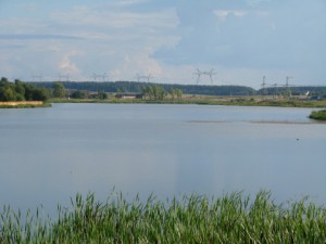 Городское озеро на реке Березина