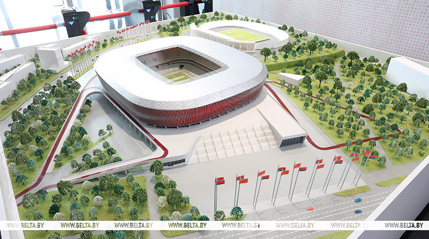 Lukashenko opens National Football Stadium. What is remarkable about it?