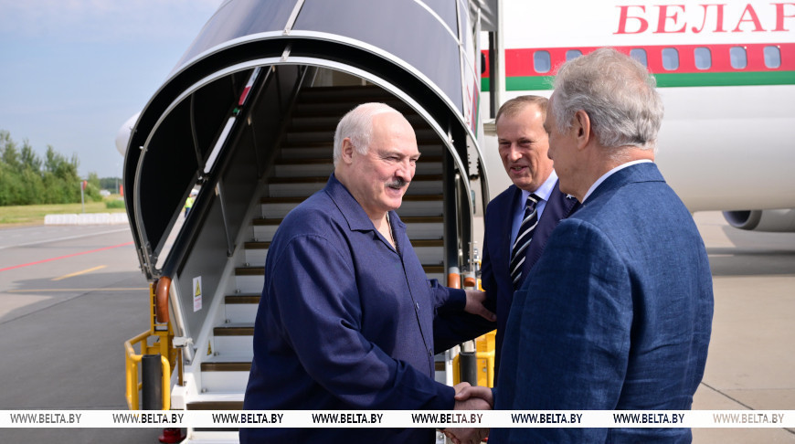 Lukashenko arrives in Russia on working visit