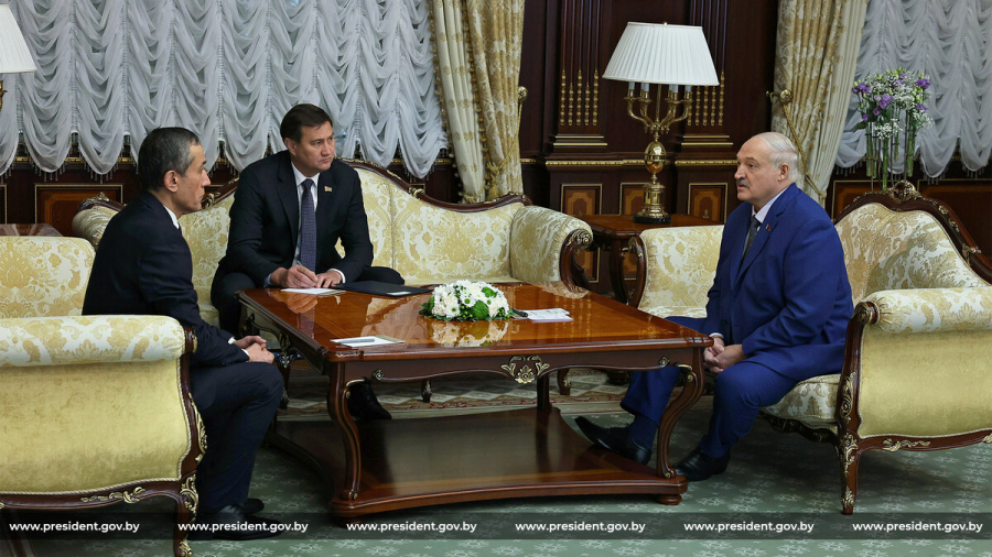 Сустрэча з паслом Узбекістана ў Беларусі Рахматулай Назаравым