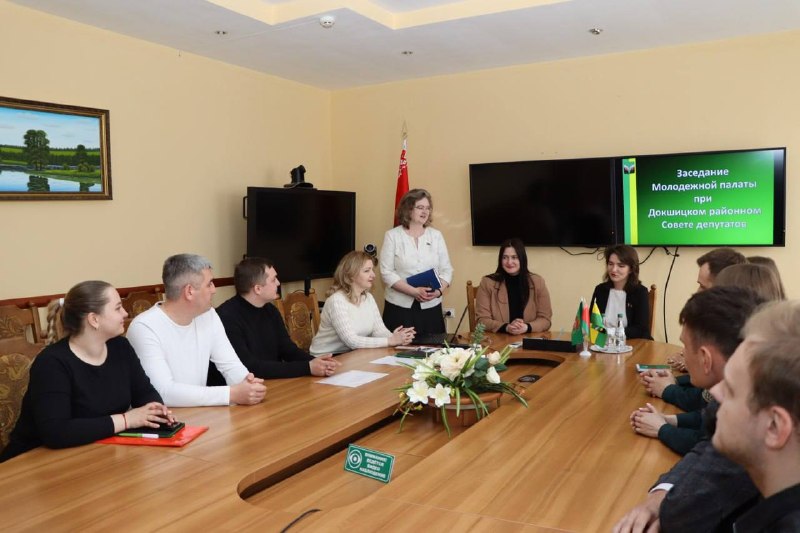 Заседание Молодёжной палаты при Докшицком районном Совете депутатов
