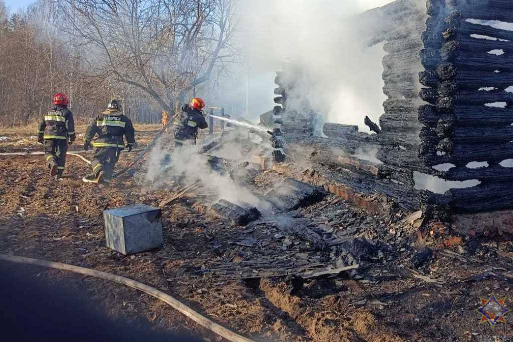 У Віцебскай вобласці зафіксаваны першы пажар з-за выпальвання сухой расліннасці