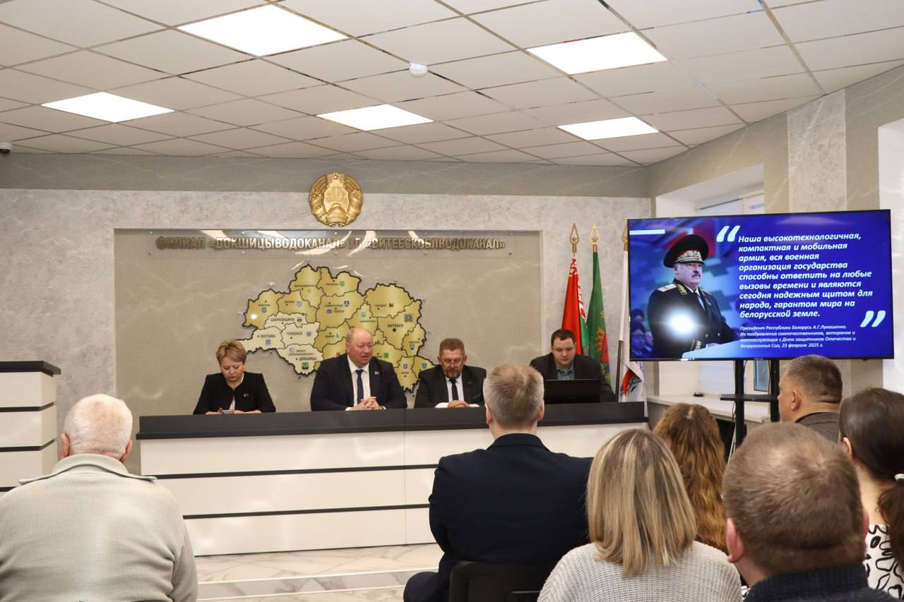 Адзіны дзень інфармавання на тэму "Абарончая моц беларускага войска і патрыятызм у сучасных умовах" праходзіць у Докшыцкім раёне