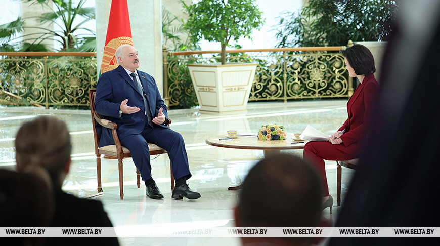 Лукашенко дал интервью Медиакорпорации Китая