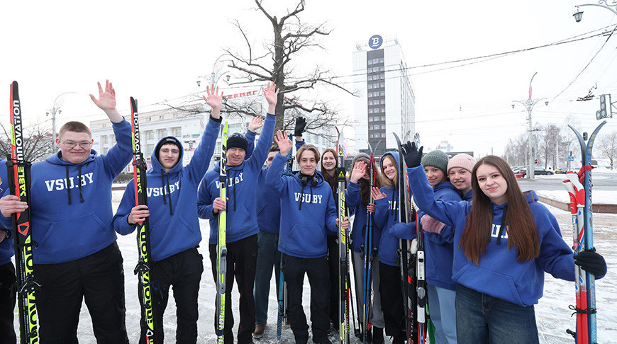 У Віцебску стартаваў лыжны патрыятычны паход з нагоды 108-годдзя з дня нараджэння П. Машэрава